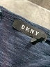 DKNY 100% Cotton Blue Black Sleeveless Button-Down Shirt Size S - photo 7