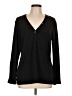 Talbots Black Long Sleeve Blouse Size L - photo 1