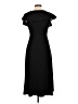 Unbranded Solid Black Casual Dress Size L - photo 2