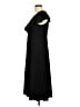 Unbranded Solid Black Casual Dress Size L - photo 5