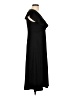 Unbranded Solid Black Casual Dress Size L - photo 4