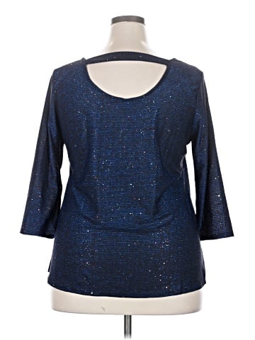 NY Collection 3/4 Sleeve Top (view 2)
