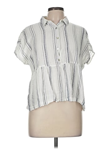 Cynthia Rowley Short Sleeve Blouse (view 1)