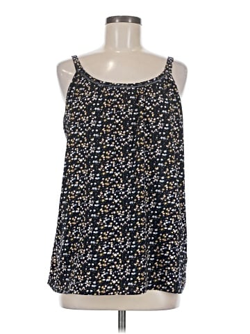 Cotton Bleu Sleeveless Top (view 1)