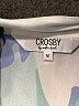 Crosby 100% Polyester Blue Short Sleeve Blouse Size M - photo 7