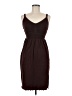 Unbranded Solid Brown Cocktail Dress Size L - photo 1