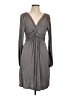 Max Studio Gray Casual Dress Size L - photo 1