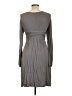 Max Studio Gray Casual Dress Size L - photo 2