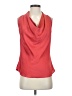 INC International Concepts 100% Polyester Red Sleeveless Blouse Size 2 - photo 1