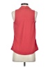 INC International Concepts 100% Polyester Red Sleeveless Blouse Size 2 - photo 2