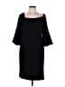 Vince Camuto Solid Black Cocktail Dress Size 10 - photo 1