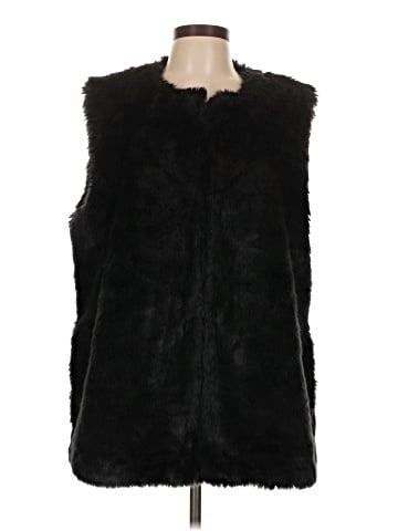 Long Tall Sally Faux Fur Vest (view 1)