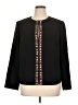 Tahari by ASL 100% Polyester Graphic Black Jacket Size 14W - photo 1