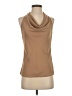 Banana Republic 100% Polyester Tan Sleeveless Blouse Size 0 - photo 1