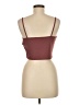 Zara 100% Polyester Burgundy Sleeveless Top Size M - photo 2