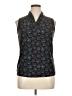 Anne Klein Black Sleeveless Blouse Size 0X - photo 1
