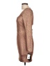 City Studio Metallic Brown Cocktail Dress Size L - photo 5