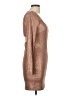 City Studio Metallic Brown Cocktail Dress Size L - photo 4