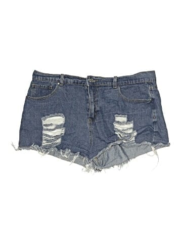 PrettyLittleThing Denim Shorts (view 1)