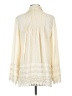 Young Threads 100% Viscose Ivory Long Sleeve Blouse Size S - photo 2