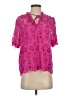 Generation Love 100% Polyester Pink Short Sleeve Blouse Size S - photo 1
