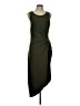 Express Solid Green Casual Dress Size L - photo 1