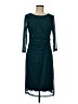 Alexa B 100% Polyester Solid Teal Cocktail Dress Size 8 - photo 1