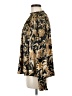 H&M 100% Polyester Floral Gold Long Sleeve Blouse Size 8 - photo 5