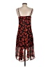Aqua 100% Polyester Floral Red Cocktail Dress Size XS - photo 2
