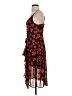 Aqua 100% Polyester Floral Red Cocktail Dress Size XS - photo 5