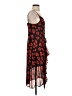 Aqua 100% Polyester Floral Red Cocktail Dress Size XS - photo 4