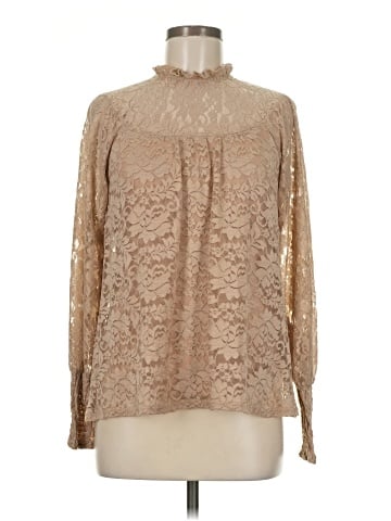 Cable & Gauge Long Sleeve Blouse (view 1)