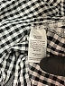 Vineyard Vines Checkered-gingham Gray 3/4 Sleeve Blouse Size M - photo 8