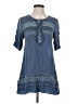 Johnny Was Blue Short Sleeve Blouse Size XS - photo 1