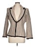 Kasper 100% Polyester Houndstooth Ivory Blazer Size 10 - photo 1