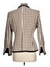 Kasper 100% Polyester Houndstooth Ivory Blazer Size 10 - photo 2