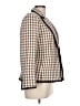Kasper 100% Polyester Houndstooth Ivory Blazer Size 10 - photo 4