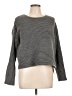 Simply Styled Stripes Gray Pullover Sweater Size L - photo 1