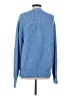 MNG Chevron-herringbone Blue Pullover Sweater Size S - photo 2