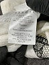 Sandro 100% Linen Solid Marled Color Block Ivory Long Sleeve Top Size Lg (3) - photo 8