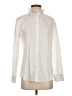 Zara Ivory Long Sleeve Button-Down Shirt Size S - photo 1