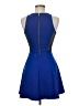 Forever 21 Color Block Blue Cocktail Dress Size M - photo 2