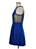 Forever 21 Color Block Blue Cocktail Dress Size M - photo 5
