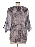Hoss Intropia Silver 3/4 Sleeve Blouse Size EU 40 / US 10 - photo 2