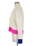 Vilagallo Color Block Ivory Cardigan Size M - photo 5