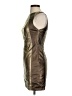 Forever 21 100% Polyurethane Metallic Tan Cocktail Dress Size S - photo 5