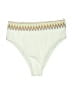 Unbranded Chevron-herringbone Ivory Swimsuit Bottoms Size L - photo 1