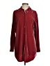 Soft Surroundings Burgundy Long Sleeve Blouse Size S - photo 1