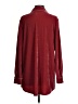Soft Surroundings Burgundy Long Sleeve Blouse Size S - photo 2