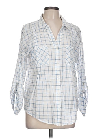 Soft Joie 3/4 Sleeve Button-Down Shirt (view 1)